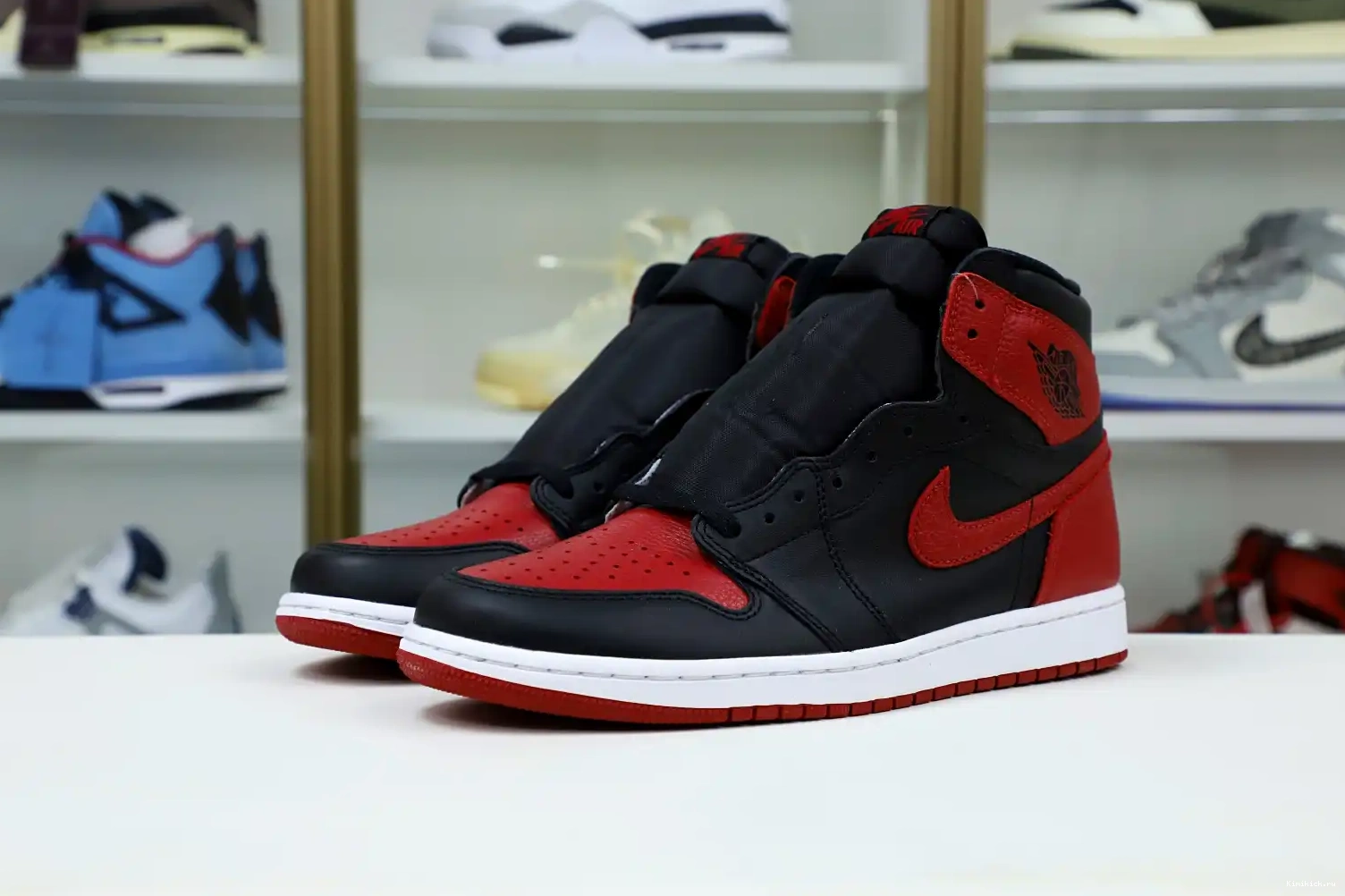 RETRO JORDAN AIR 'BRED' Kimikick OG 1 HIGH 0403